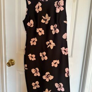 Tommy Hilfiger Black and Pink Floral Dress